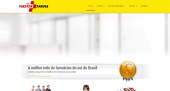 Desktop Screenshot of masterfarma.com.br