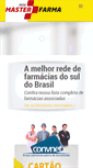Mobile Screenshot of masterfarma.com.br