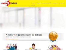 Tablet Screenshot of masterfarma.com.br